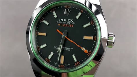 rolex oyster perpetual milgauss grün|Rolex Oyster Perpetual Milgauss review.